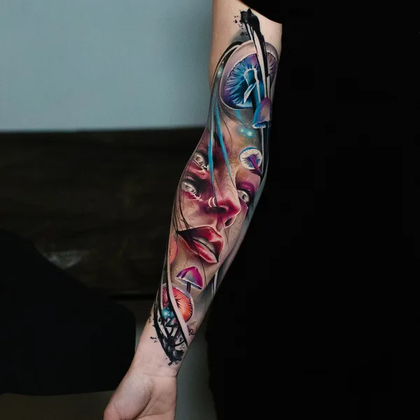 Abstract tattoo by Дмитрий Шейб in Saint Petersburg