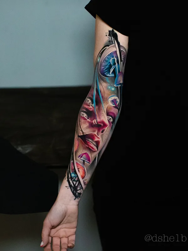 Абстрактная tattoo by Дмитрий Шейб in Санкт-Петербург