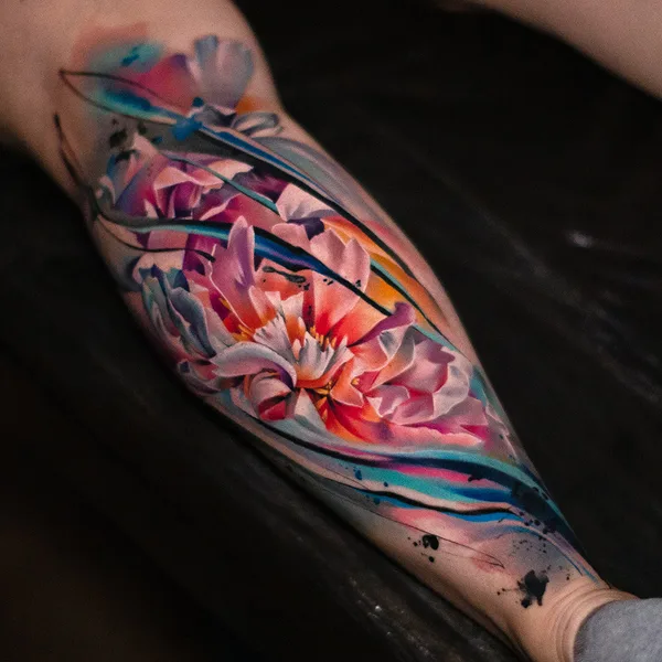 Abstract tattoo by Дмитрий Шейб in Saint Petersburg