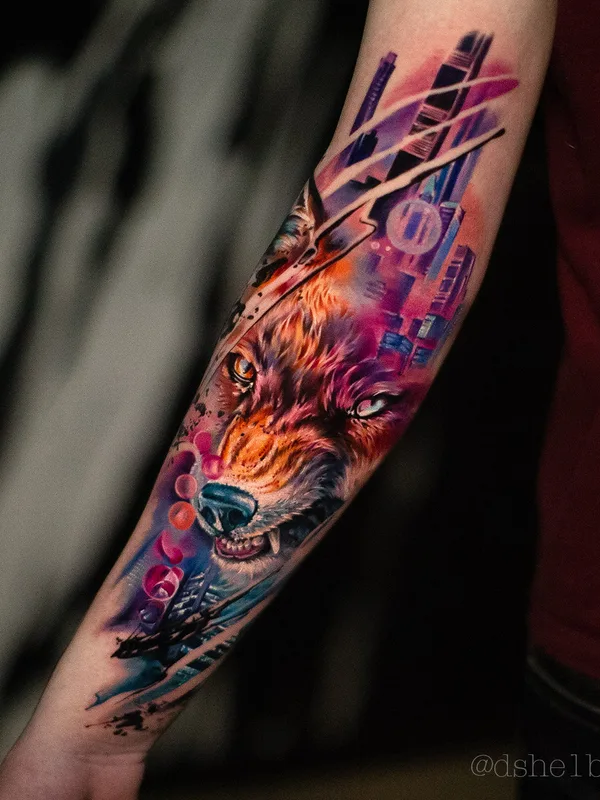 Абстрактная tattoo by Дмитрий Шейб in Санкт-Петербург