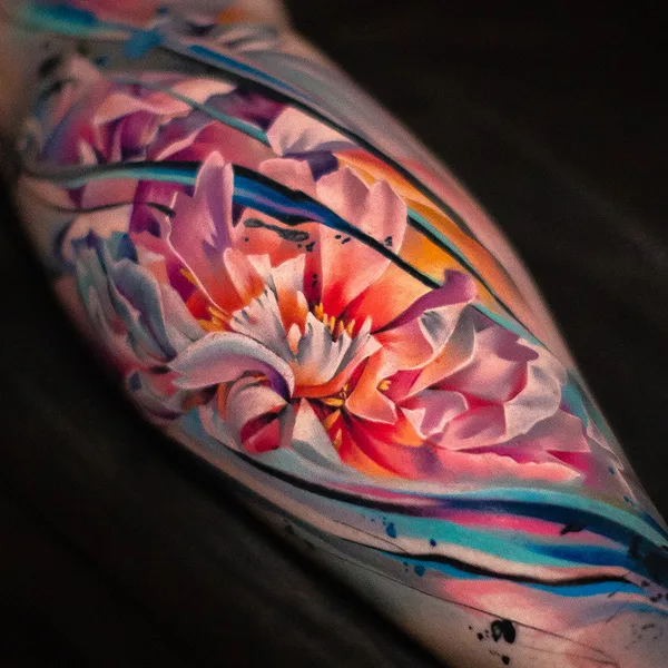 Abstract tattoo by Дмитрий Шейб in Saint Petersburg