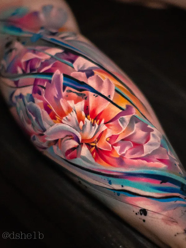 Абстрактная tattoo by Дмитрий Шейб in Санкт-Петербург