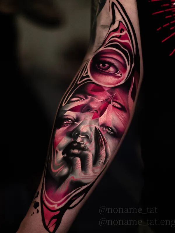 Абстрактная tattoo by Дмитрий Шейб in Санкт-Петербург