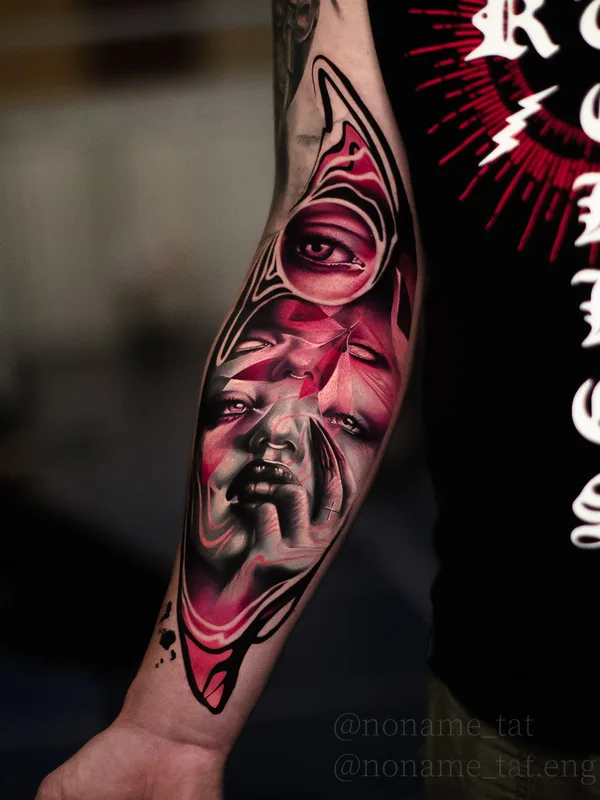 Абстрактная tattoo by Дмитрий Шейб in Санкт-Петербург