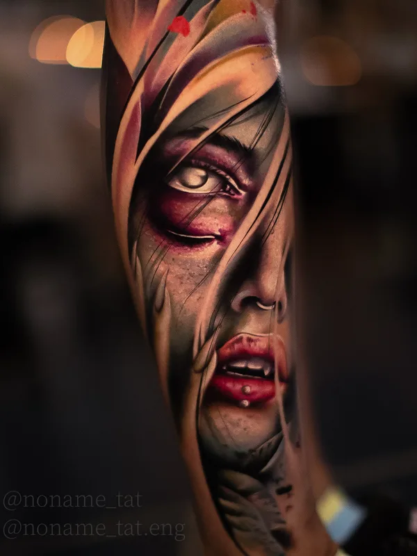 Абстрактная tattoo by Дмитрий Шейб in Санкт-Петербург