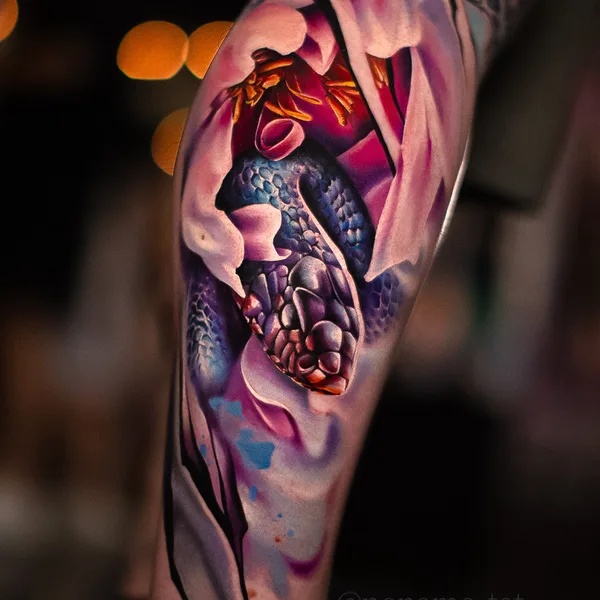 Abstract tattoo by Дмитрий Шейб in Saint Petersburg