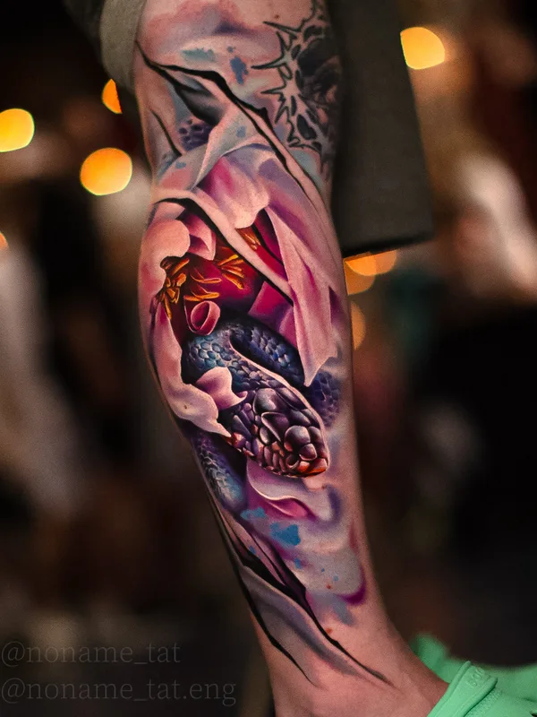 Абстрактная tattoo by Дмитрий Шейб in Санкт-Петербург