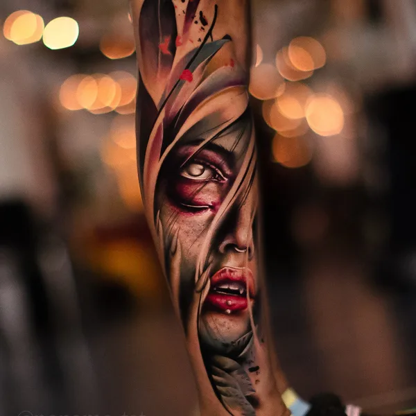 Abstract tattoo by Дмитрий Шейб in Saint Petersburg