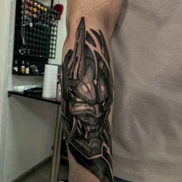 Graphic tattoo by Дмитрий Войтенко in Саратов