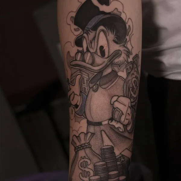 Graphic tattoo by Дмитрий Войтенко in Саратов