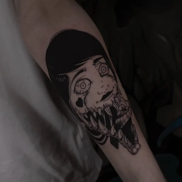 Graphic tattoo by Дмитрий Войтенко in Саратов