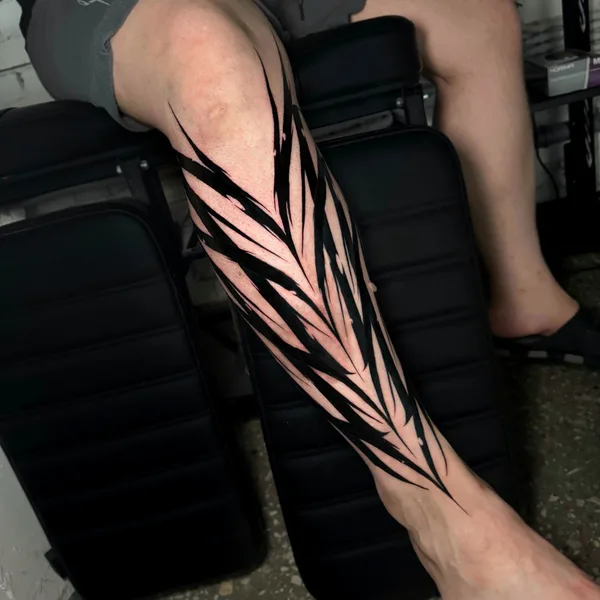 Calligraphy tattoo by Егор Шуга in Moscow