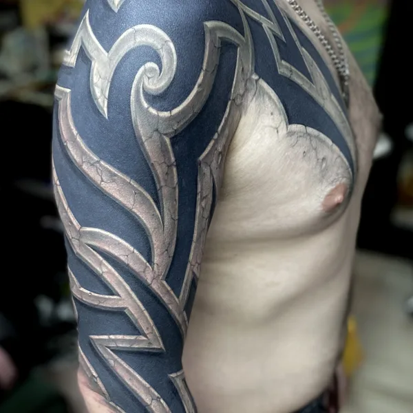 Biomechanical tattoo by Евгений Бобин  in Химки