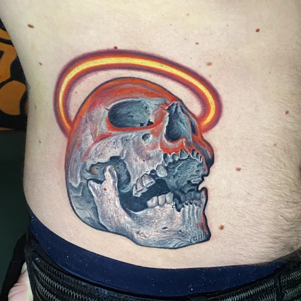 Biomechanical tattoo by Евгений Бобин  in Химки