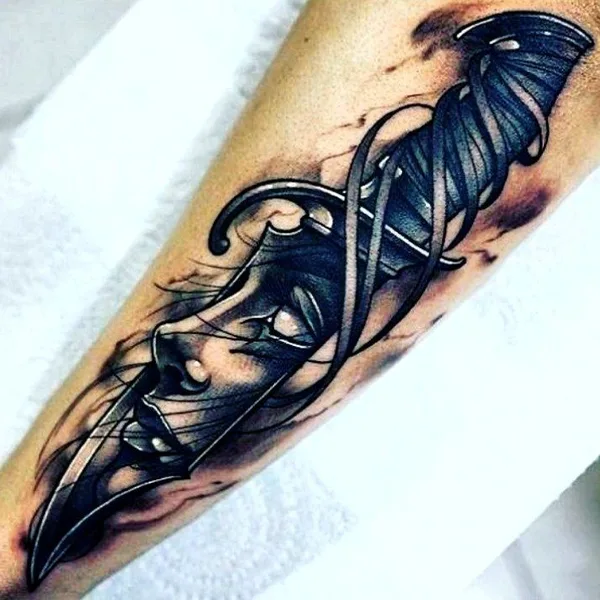 Traditional tattoo by Георгий Вахтангишвили  in Славянск