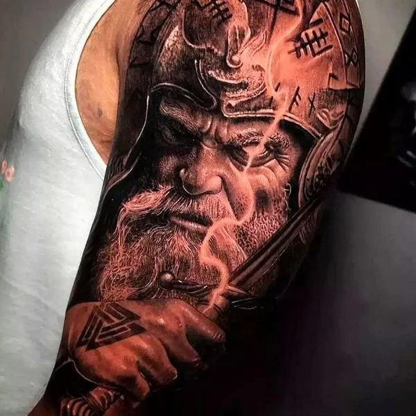 Traditional tattoo by Георгий Вахтангишвили  in Славянск
