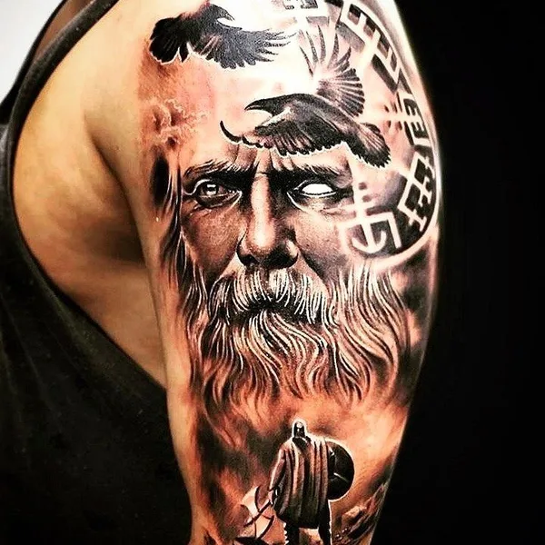 Traditional tattoo by Георгий Вахтангишвили  in Славянск