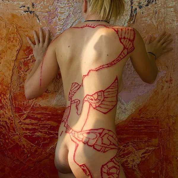 Abstract tattoo by Григорий Маслов in Moscow