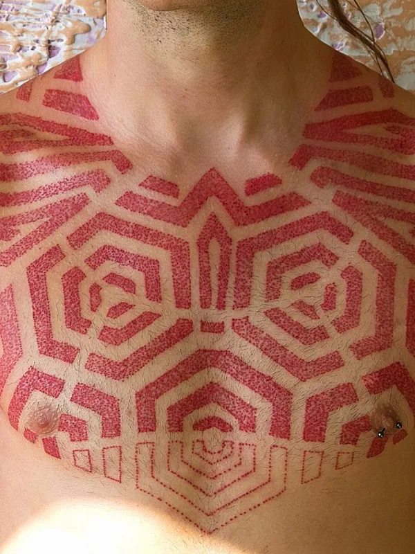 Abstract tattoo by Григорий Маслов in Moscow