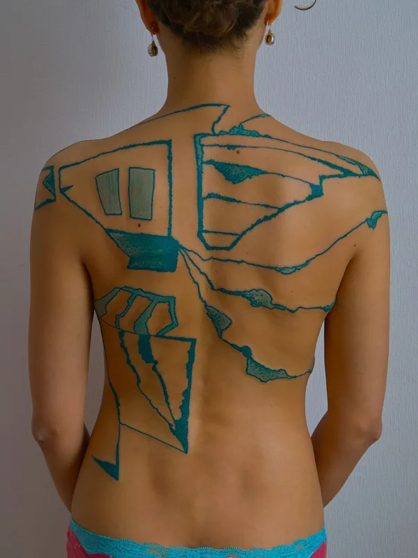 Abstract tattoo by Григорий Маслов in Moscow