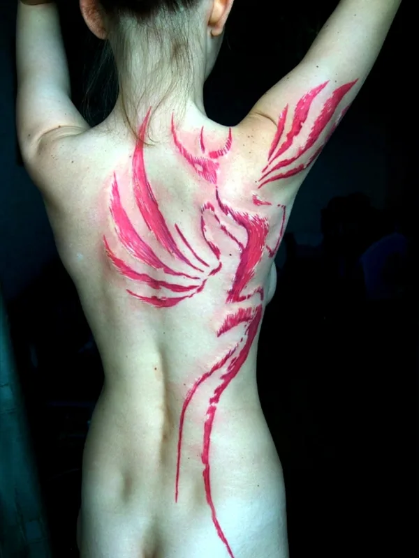 Abstract tattoo by Григорий Маслов in Moscow