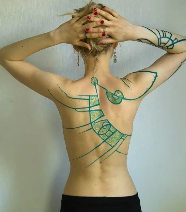 Abstract tattoo by Григорий Маслов in Moscow