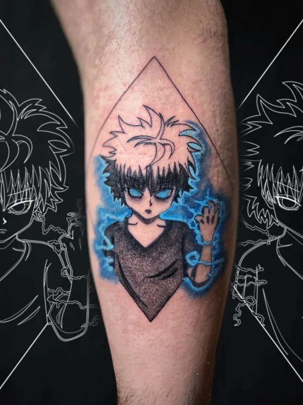 Anime tattoo by Гуляева Виктория in Moscow