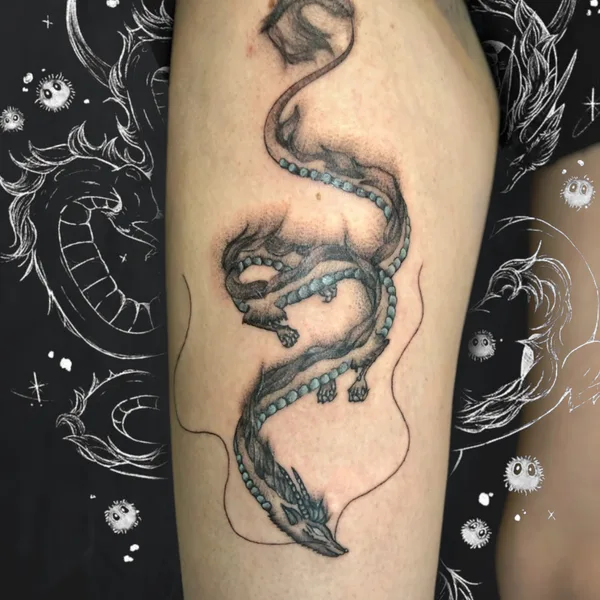 Anime tattoo by Гуляева Виктория in Moscow
