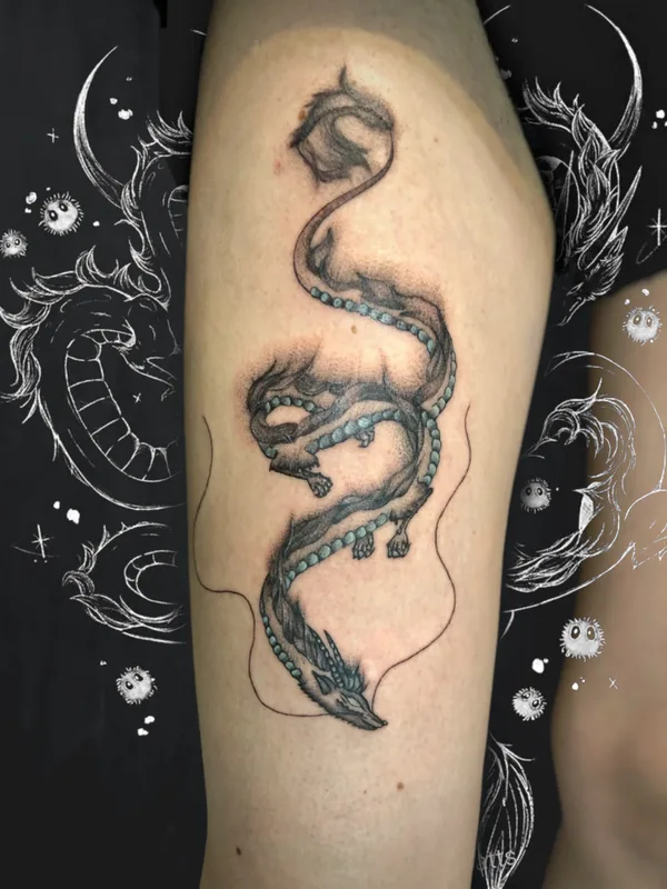 Anime tattoo by Гуляева Виктория in Moscow