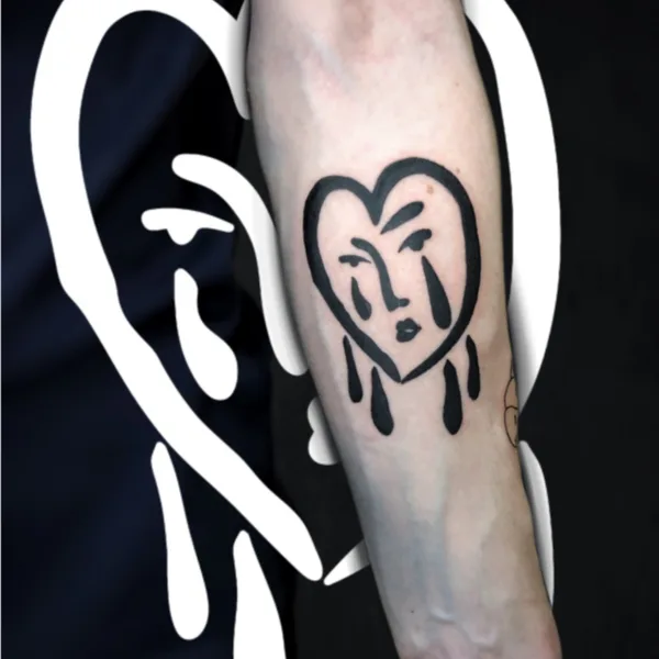 Anime tattoo by Гуляева Виктория in Moscow