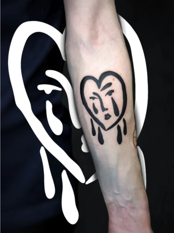 Anime tattoo by Гуляева Виктория in Moscow