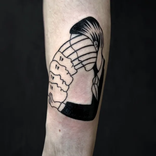 Anime tattoo by Гуляева Виктория in Moscow
