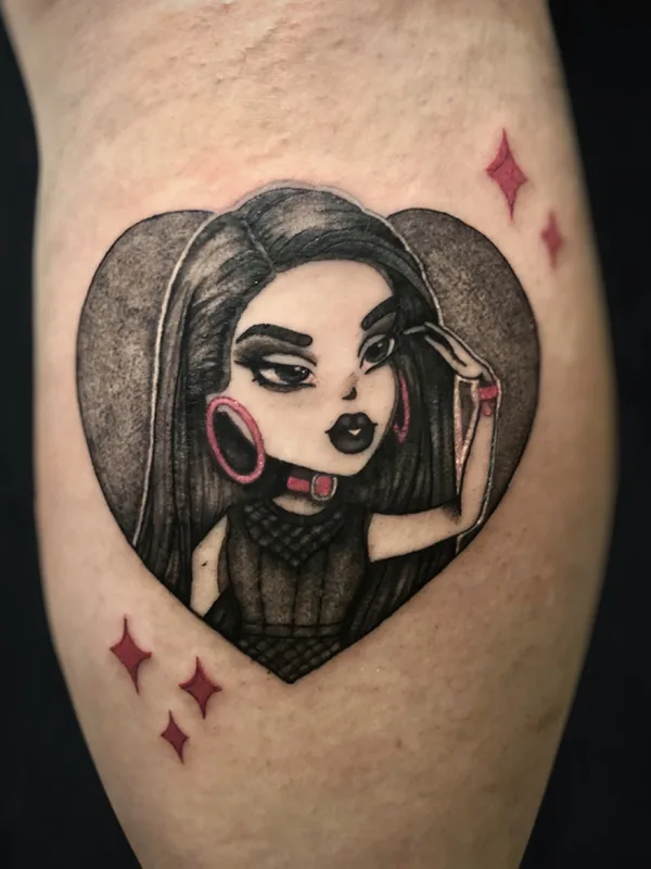 Anime tattoo by Гуляева Виктория in Moscow