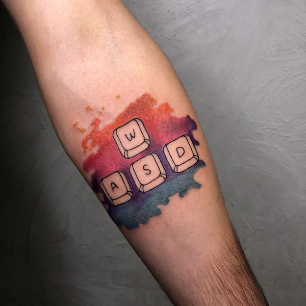 Anime tattoo by Гуляева Виктория in Moscow