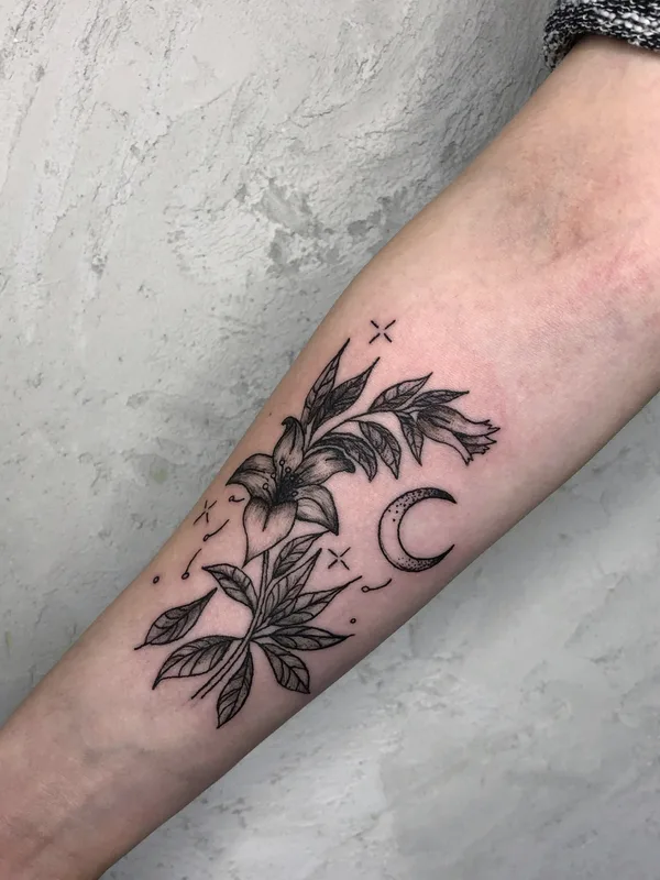 Anime tattoo by Гуляева Виктория in Moscow