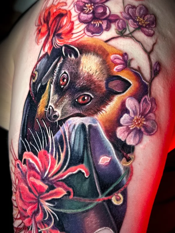 female color realism tattoo on arm #87091 | Tattoo Artist Инна Синано