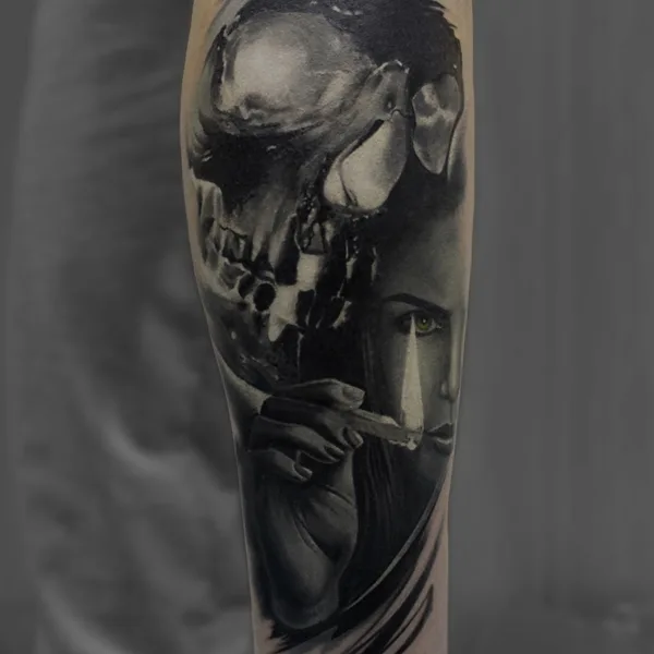 Black & Grey tattoo by Иван Шеркунов in Мурманск