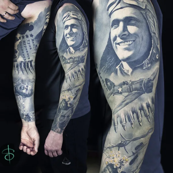 Black & Grey tattoo by Иван Шеркунов in Мурманск