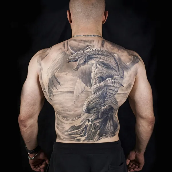 Black & Grey tattoo by Иван Шеркунов in Мурманск