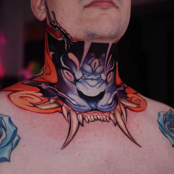 Anime tattoo by Катя Янковская / Motty in Moscow