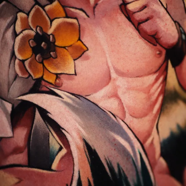 Anime tattoo by Катя Янковская / Motty in Moscow