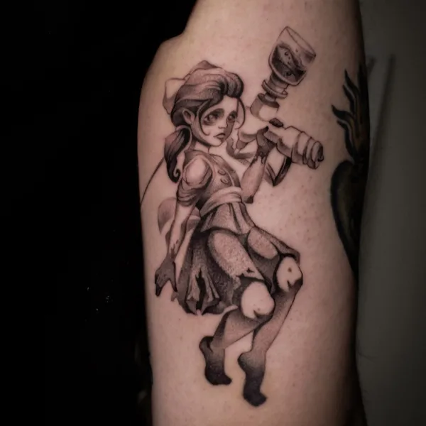 whipshading tattoo by Ксения Топольская in Иркутск