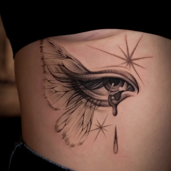 whipshading tattoo by Ксения Топольская in Иркутск