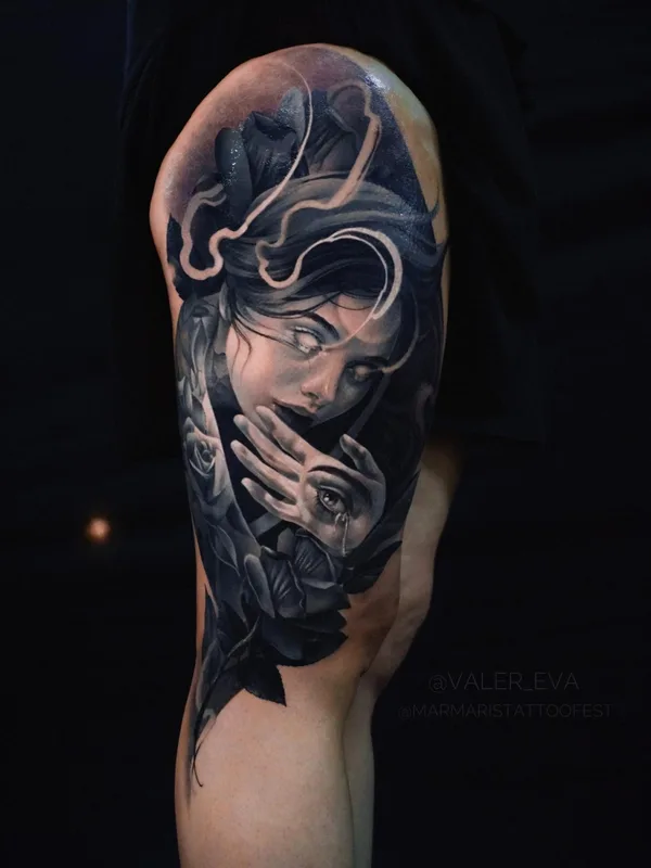 Realism tattoo by Лера Valer_eva in Moscow