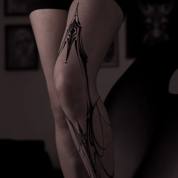 Abstract tattoo by Лида in Saint Petersburg