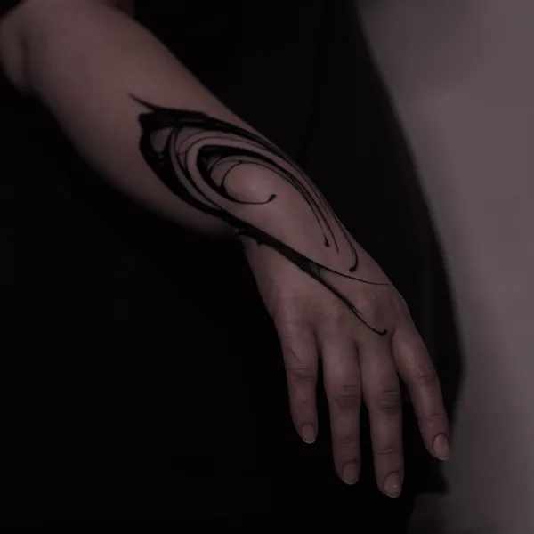 Abstract tattoo by Лида in Saint Petersburg