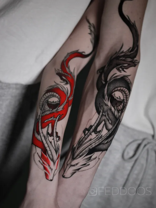 Anime tattoo by Максим Федосов in Wrocław