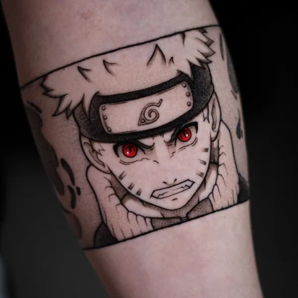 Anime tattoo by Максим Федосов in Wrocław