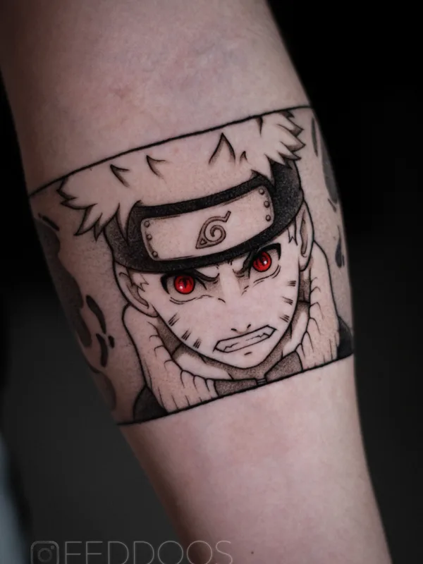 Anime tattoo by Максим Федосов in Wrocław