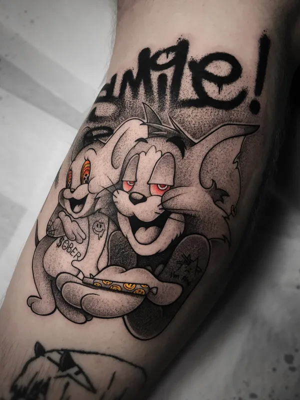 Anime tattoo by Максим Федосов in Wrocław